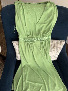 Alberta Ferretti Sleeveless green dress